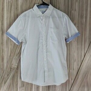 Michael Brandon Men's Short Sleeve Button Down Shirt New Size Medium